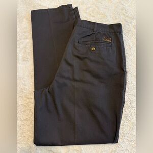 Vintage Bugle Boy pleated chinos in brown size 38x34